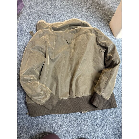 Cripple Creek Women’s Faux Leather with Fur Collar Ranch Wear Coat sz Large - Picture 4 of 5